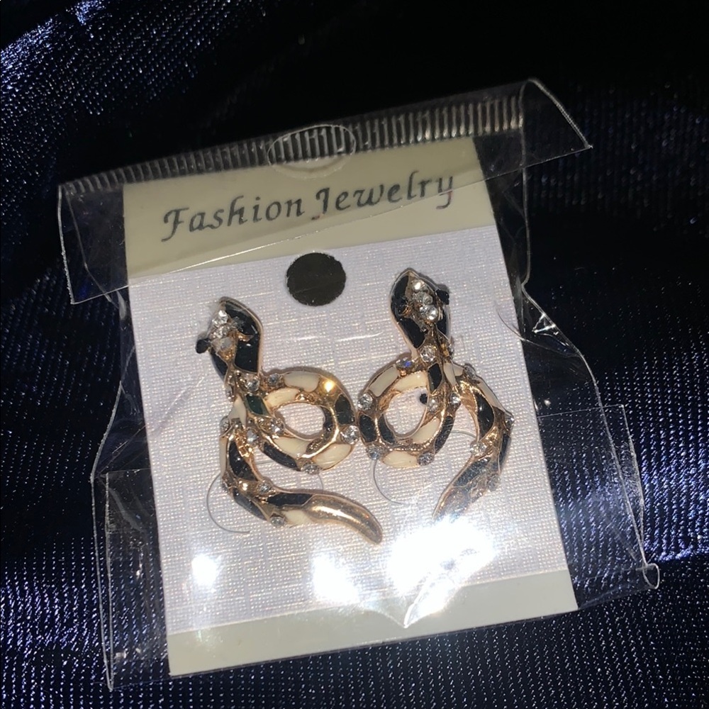Gold and Silver Fashion Earrings